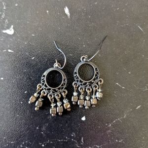 Vintage Y2K Chandelier Dangling Beaded Fashion Earrings